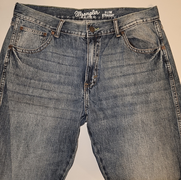 Men's Retro Slim Straight Wrangler - Picture 6 of 7